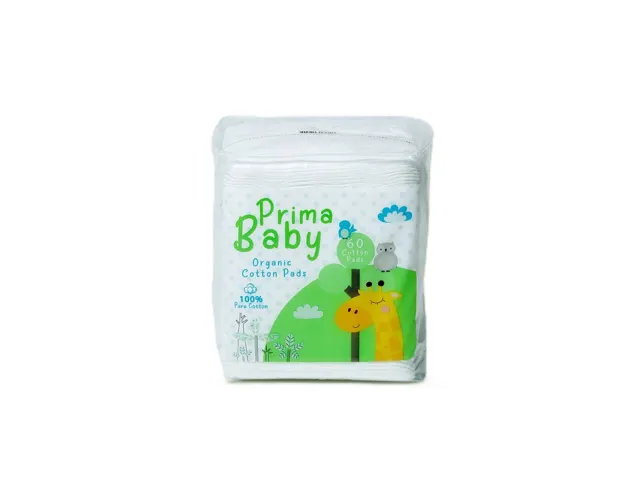 Topvalu Prima Baby Organic Rectangle Cotton Pads