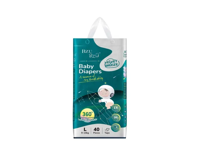 Bzu Bzu Velvet Breeze Baby Diapers Tape L
