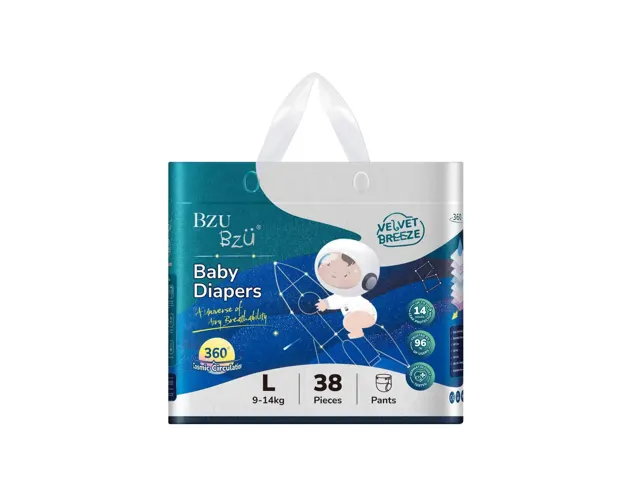 Bzu Bzu Velvet Breeze Baby Diapers Pants L