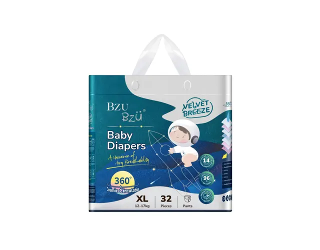Bzu Bzu Velvet Breeze Baby Diapers Pants Xl