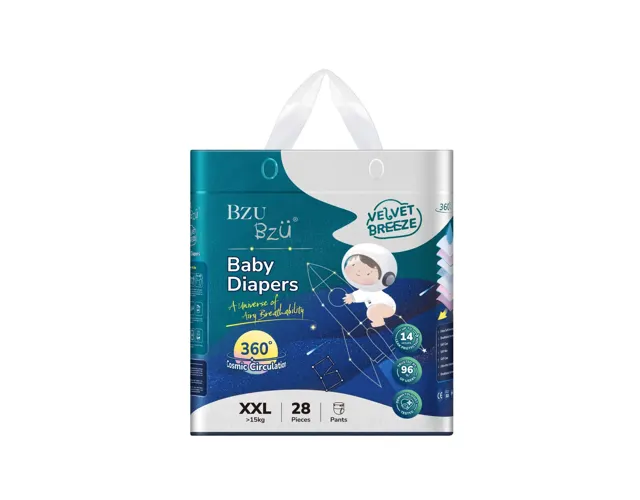 Bzu Bzu Velvet Breeze Baby Diapers Pants Xxl