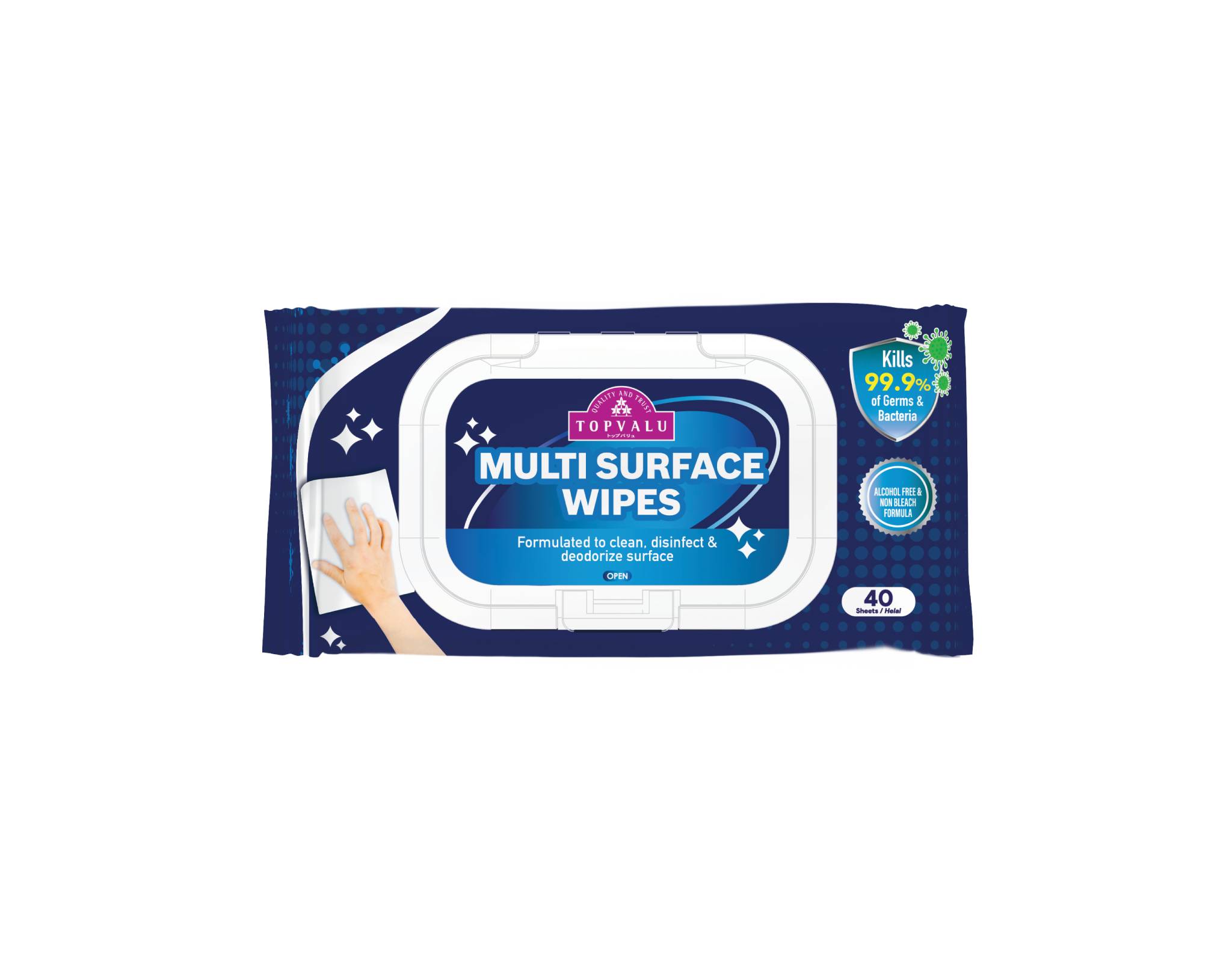 Topvalu Multi Surface Wipes