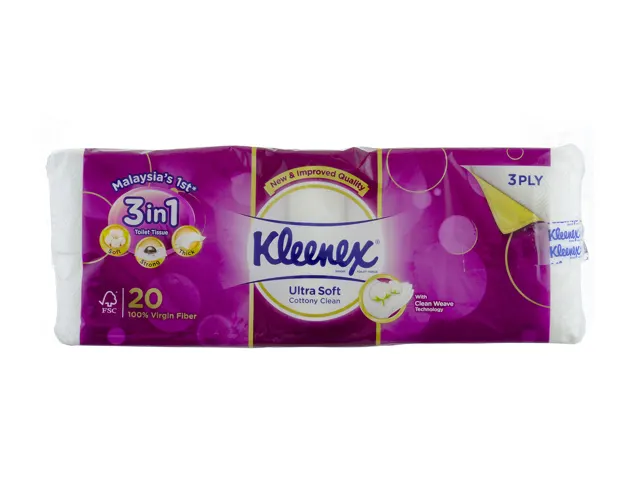 Kleenex Clean Care Regular Toilet Tissue 20sheets