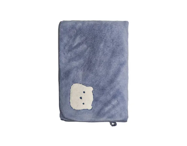 Home Coordy Home Coordy Microfiber Ice World2 Bath Towel Blue