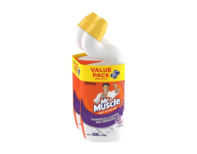 Mr. Muscle Toilet Bowl Cleaner Lavender