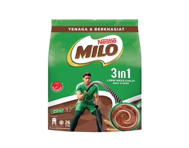Shoppa Nestle Milo 3in1 Activ-Go Chocolate Malt Drink Free Beg Lipat (on-pack) Random D…