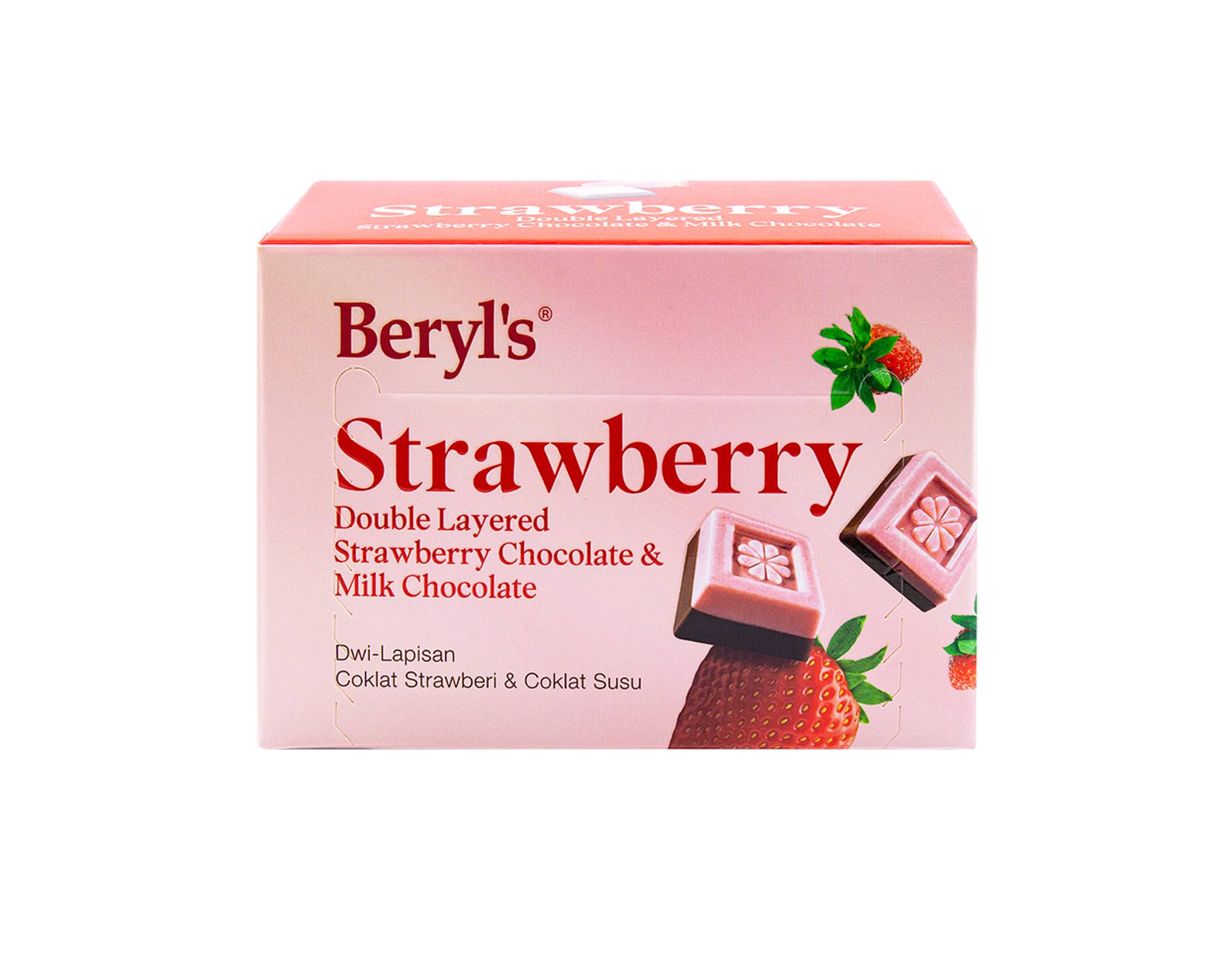 Beryl's Double Layered Strawberry & Milk Chocolate