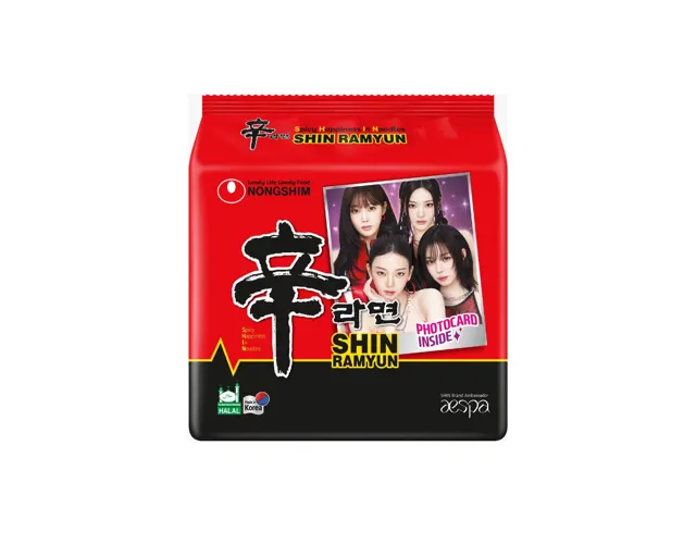 Shin Ramyun Spicy Korean Instant Noodles (5 Pack)