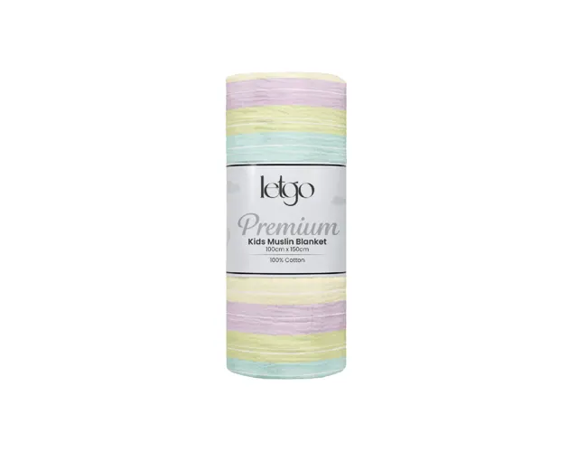 Letgo Kids Muslin Comforter Pastel Strip