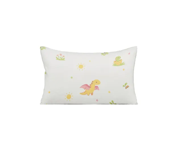 Letgo Kids Muslin Pillow Tiny Dino