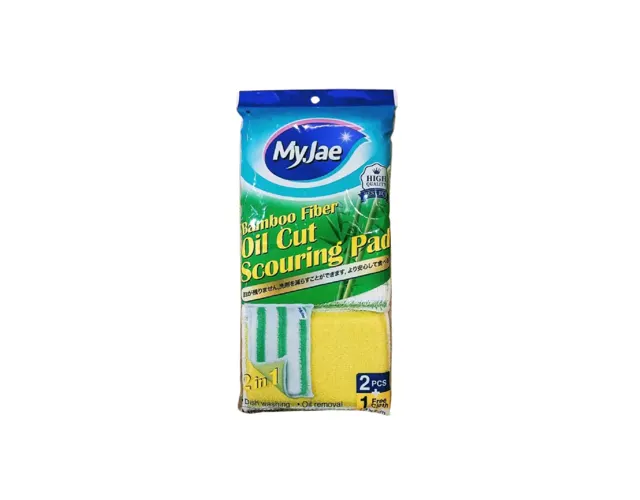 MyJae Bamboo Fiber Oil Cut Scouring Pad