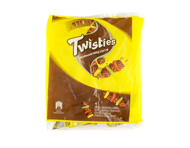 Twisties Kaboom! Bbq Curry Corn Snacks 13g x 8