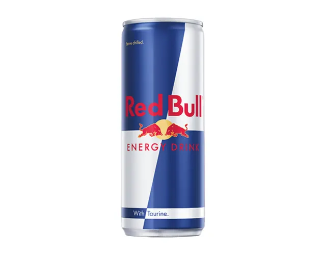 Red Bull Silver Blue Can