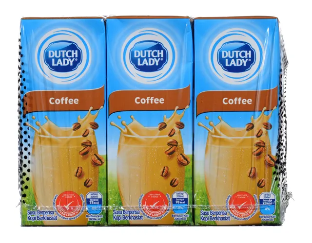 Dutch Lady Coffee Milk 6×200ml – Creamy Delight