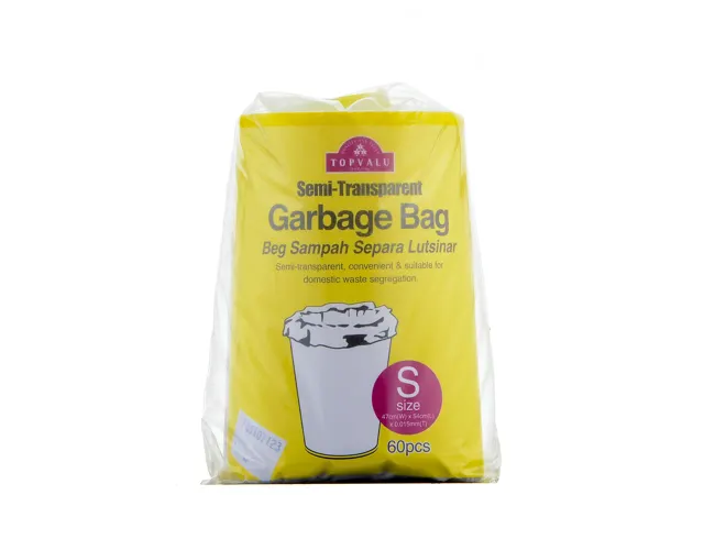 Topvalu Semi-Transparent Garbage Bag S60
