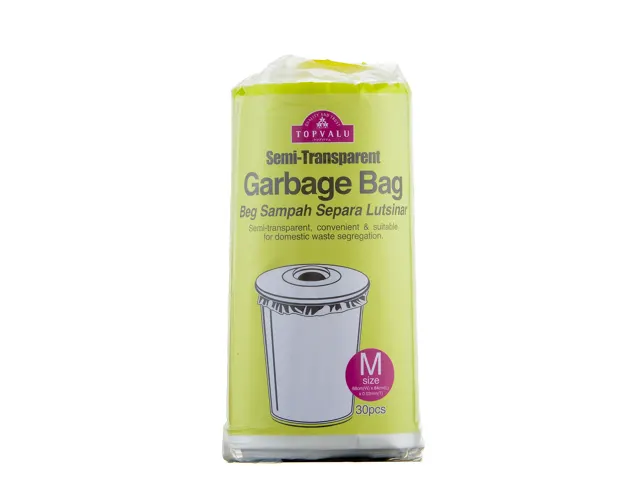 Topvalu Semi-Transparent Garbage Bag M30