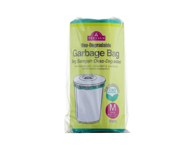 Topvalu Semi Transparent Oxo Garbage Bag M30