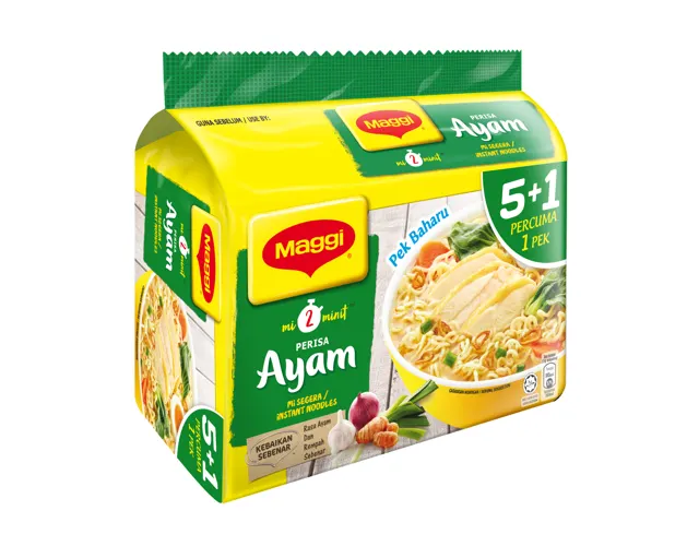 Maggi 2 Minute Chicken 5+1 Instant Noodles