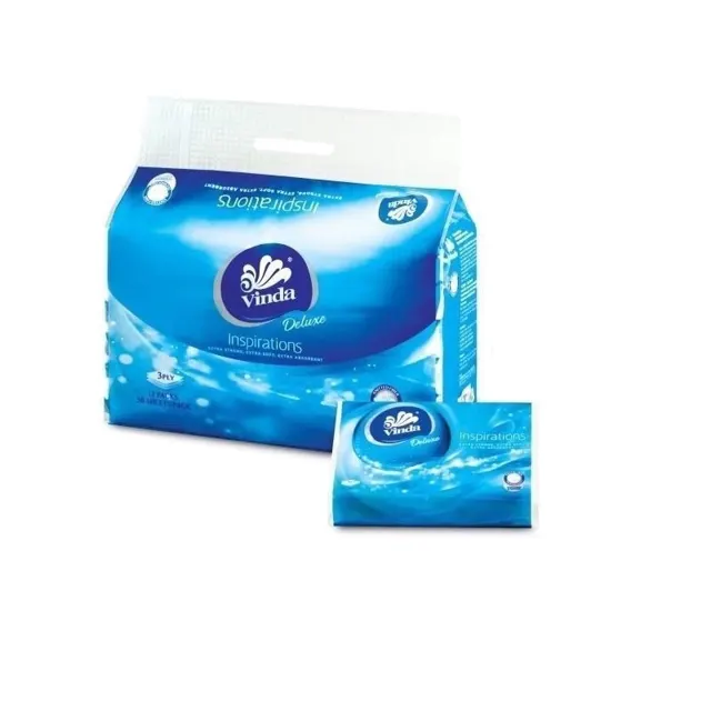 Vinda Deluxe 3-Ply Soft Pack Tissues 12 x 50 sheets