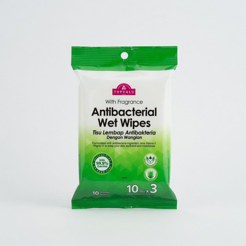 Topvalu Antibacteria Wet Wipes