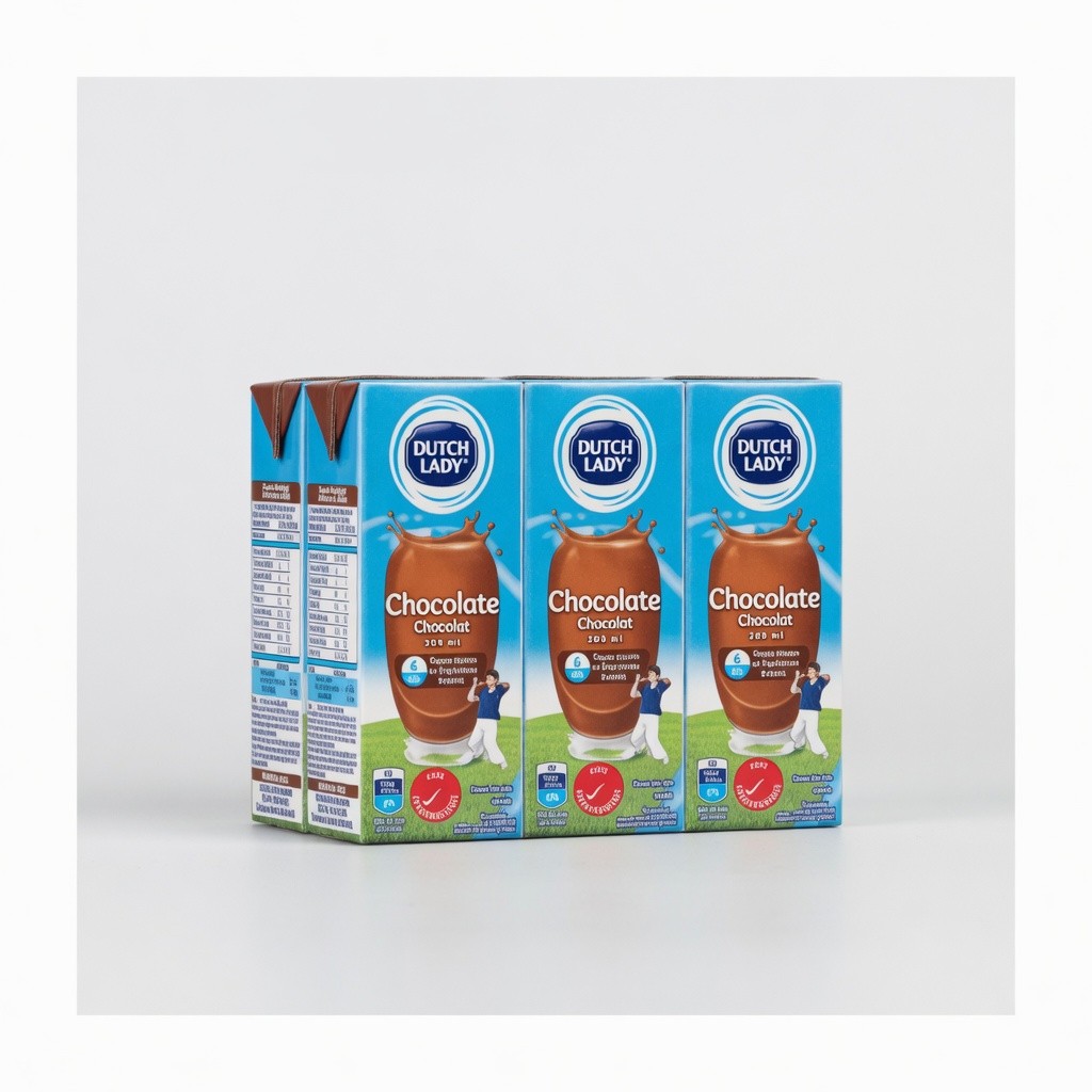 Dutch Lady UHT Milk 6 x 200ml (Assorted