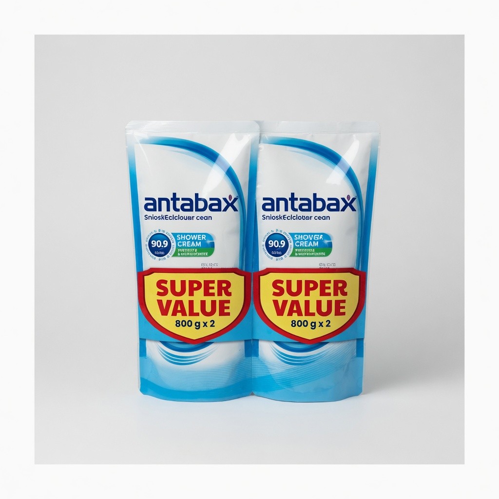 Antabax Shower Cream Twin Refill Pack (2x 800g