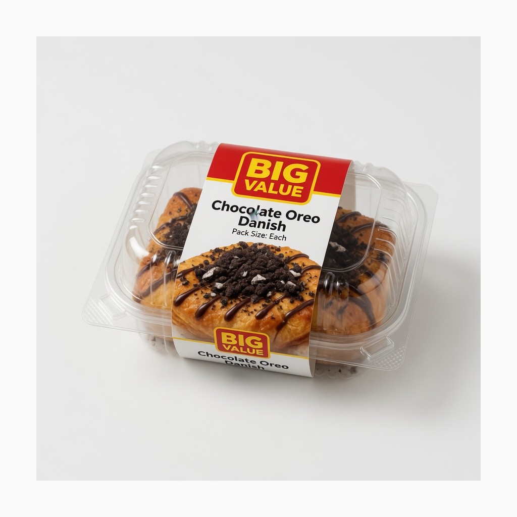 Big Value Chocolate Oreo Danish
