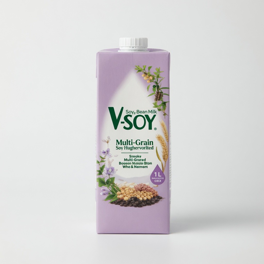 V-Soy Soy Bean Milk 1L (Assorted)