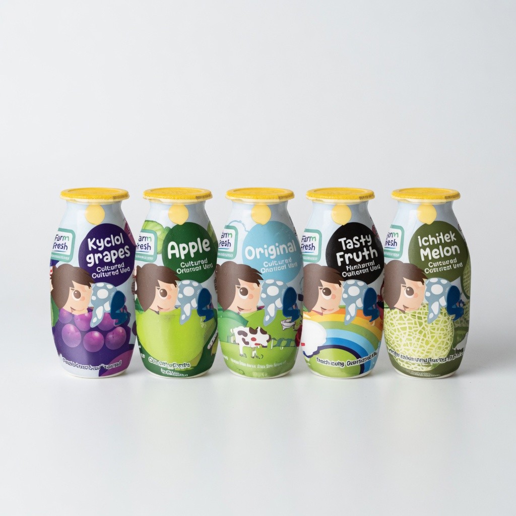 Farm Fresh Cultured Milk 5 x 100ml (Assorted)