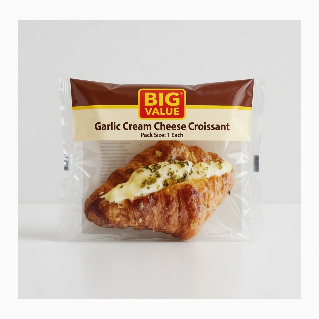 Big Value Coffee Chip Mexican Bun/Garlic Cream Cheese Croissant