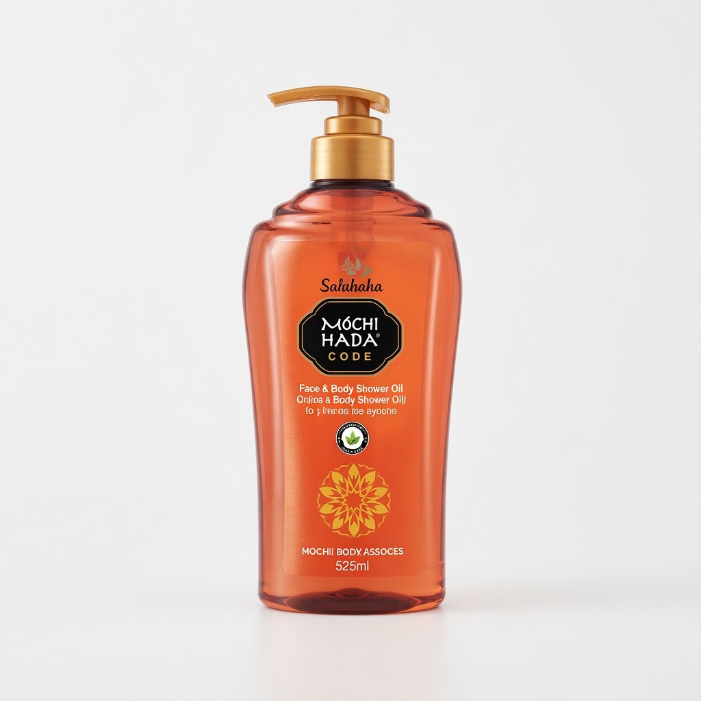 MochI Hada Face & Body Shower Oil Bottle (Asst)