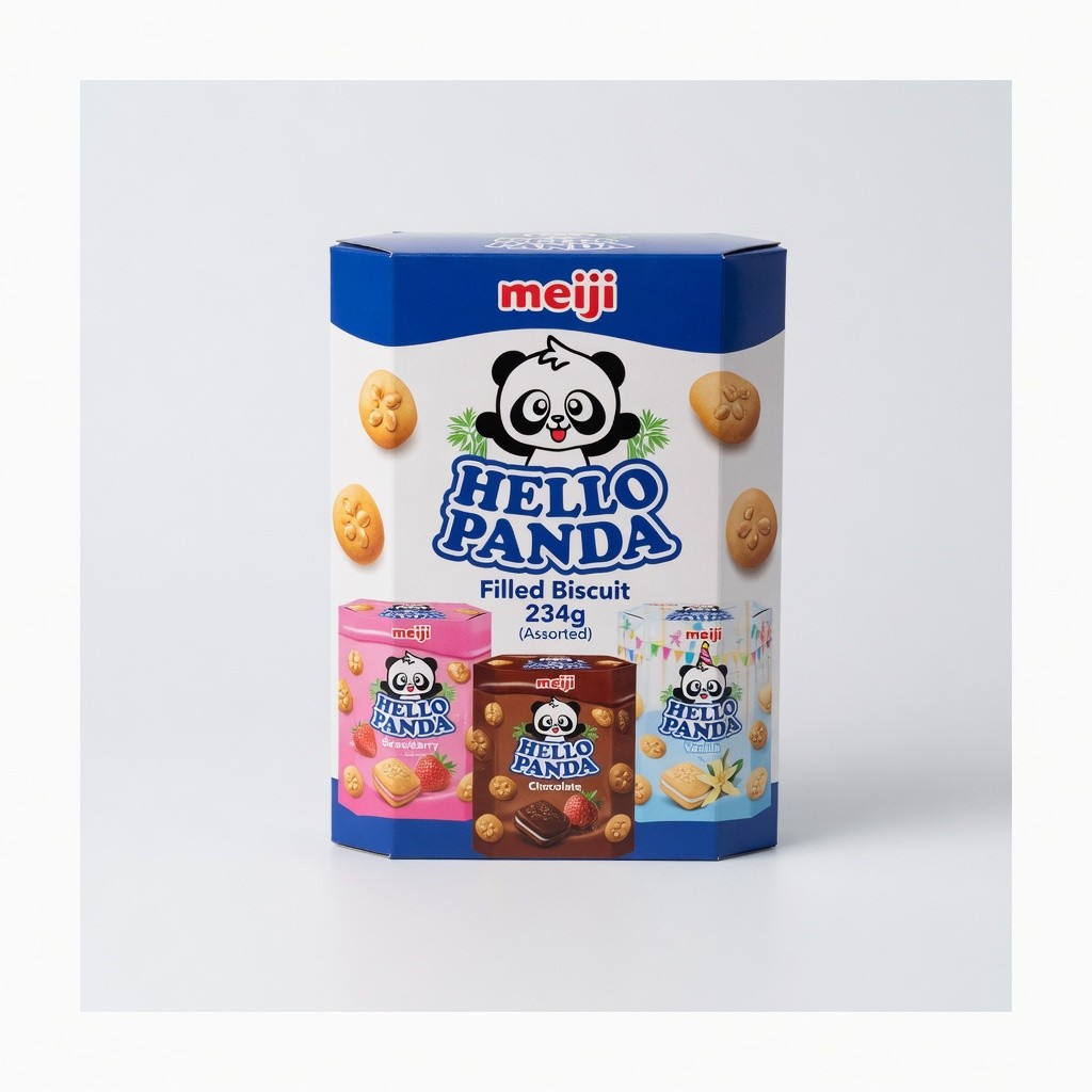 Meiji Hello Panda Filled Biscuit