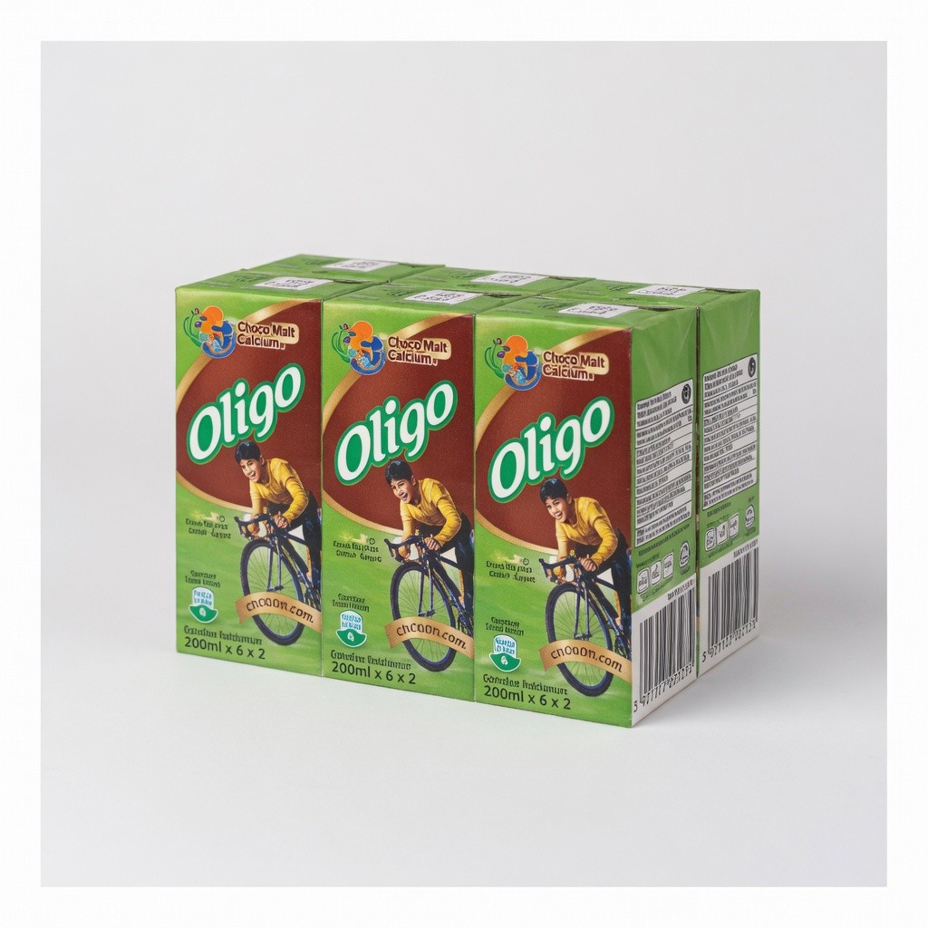 Oligo Choco Malt Calcium 6 x 200ml