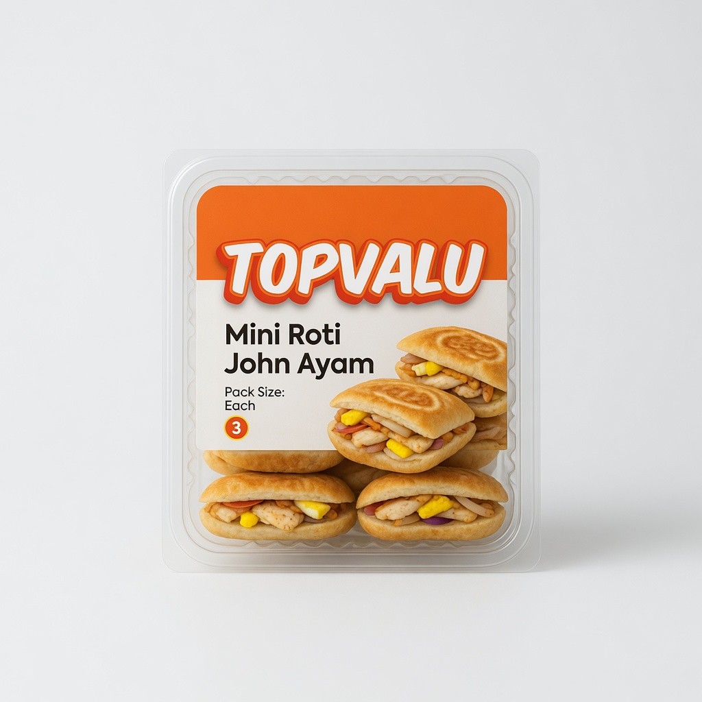 Topvalu Mini Roti John Ayam
