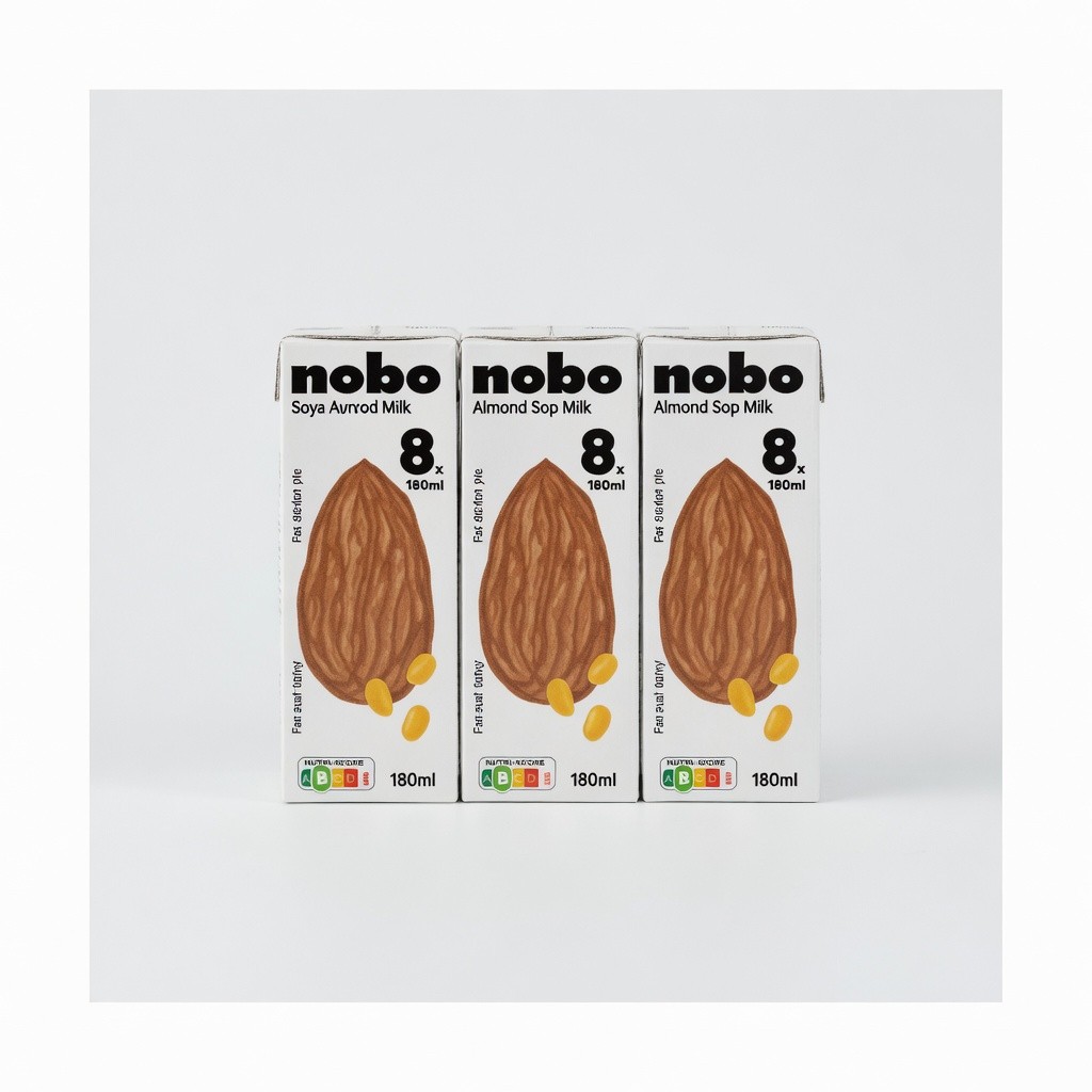 Nobo Soya/Almond Milk 3 x 180ml