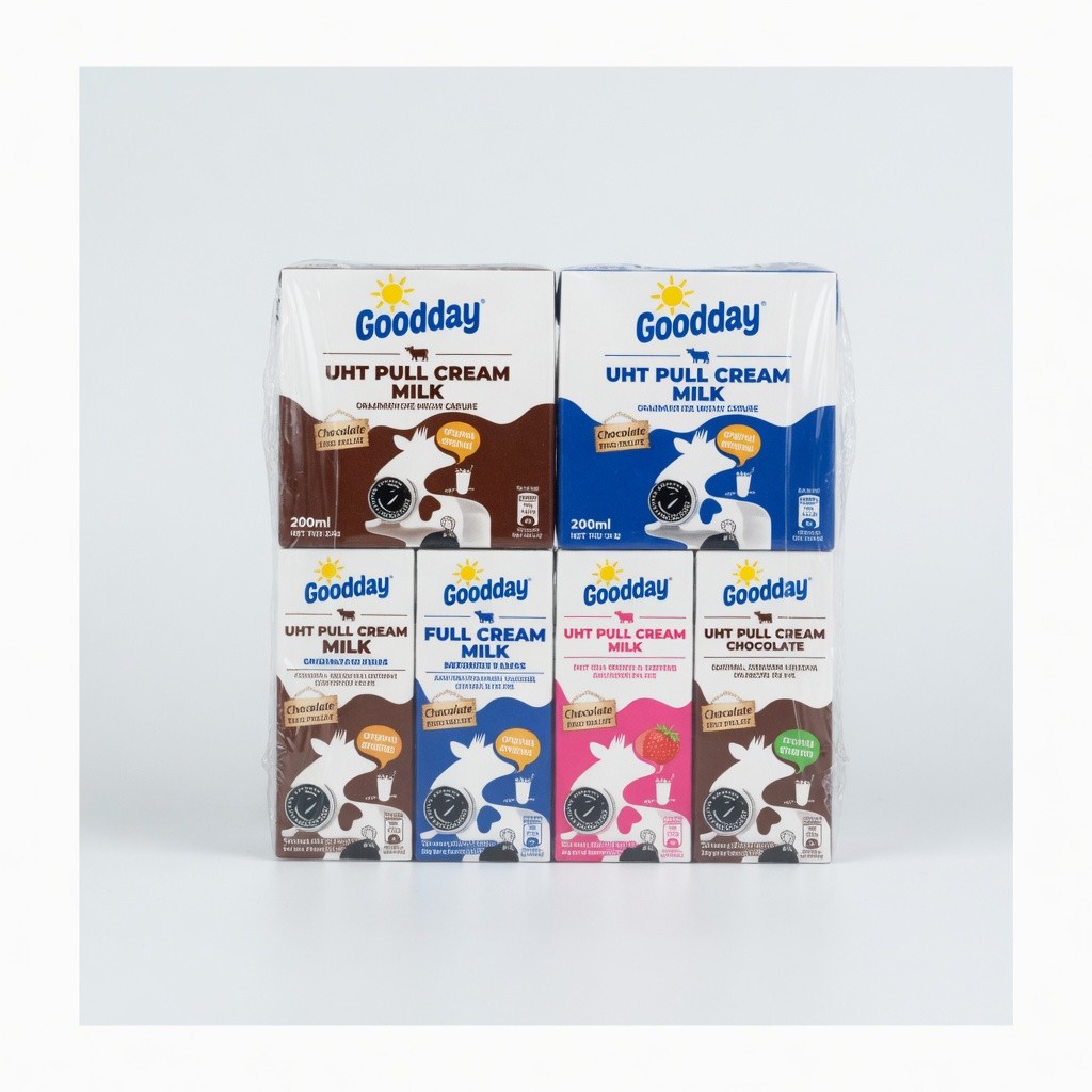 Goodday UHT Milk 6 x 200ml (Assorted