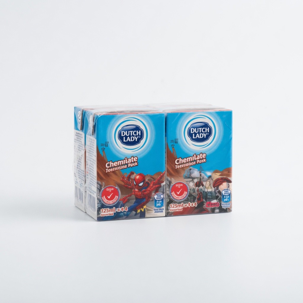 Dutch Lady UHT Milk 125ml x 4 (Assorted