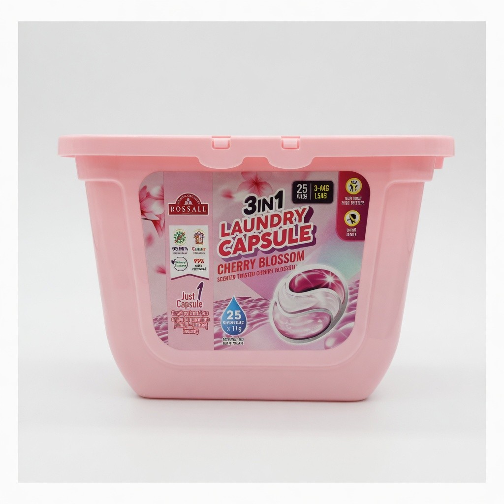 3In1 Laundry Capsule Cherry Blossom/Ocean Breeze