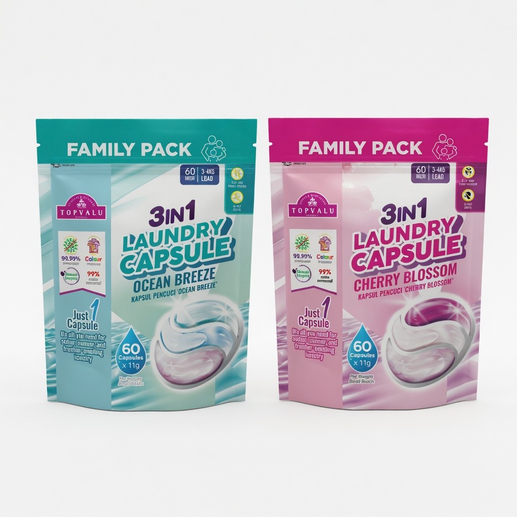Topvalu 3in1 Laundry Capsule