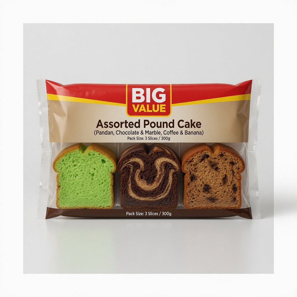 Big Value Assorted Pound Cake