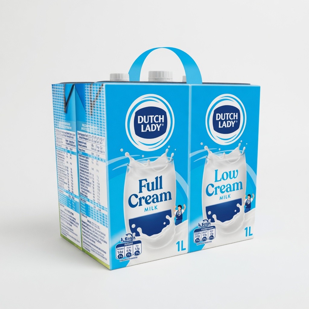 Dutch Lady UHT Full Cream/Low Fat Milk