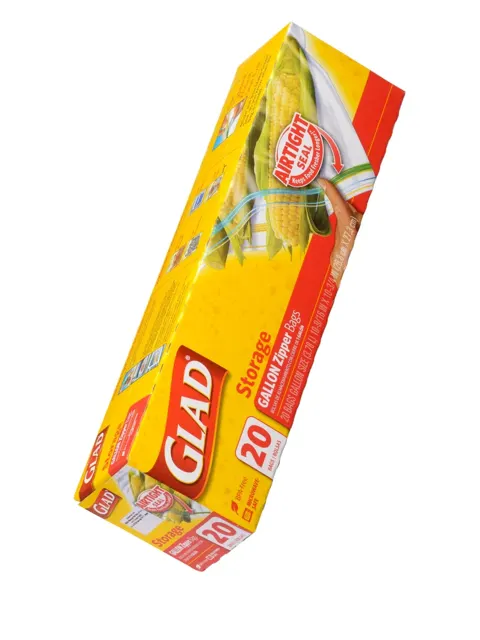 Glad Zipper Storage Bag-Gallon 20S