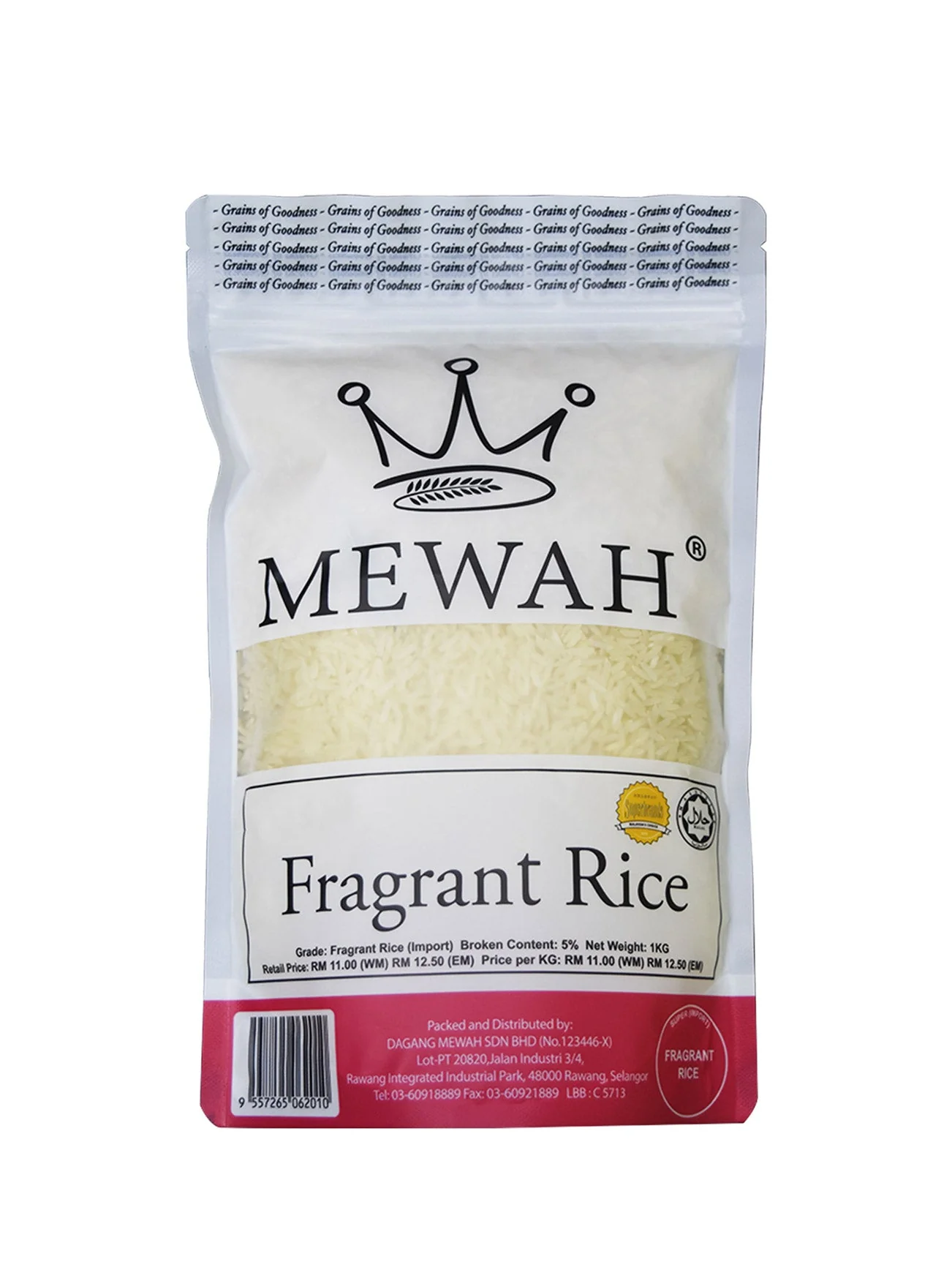 Mewah Fragrant Rice 1kg