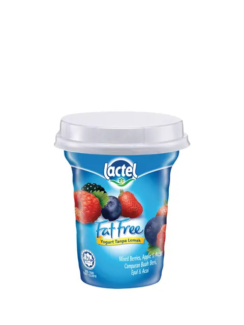 Lactel Fat Free Yogurt Mixed Berry 130g