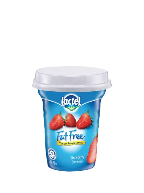 Lactel Fat Free Yogurt Strawberry 130g