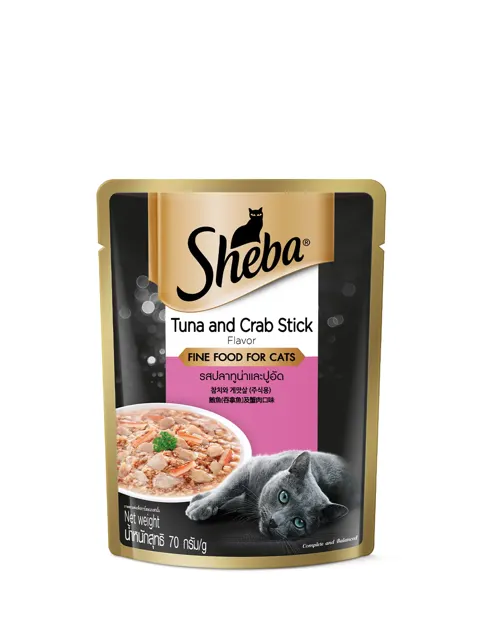 Sheba Pouch Tuna&crab Stick 70g