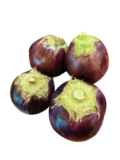Round Brinjal (terung Bulat) +/- 250g