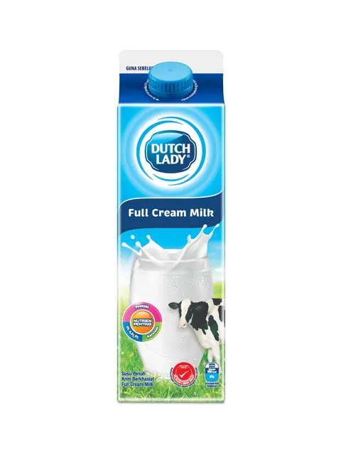 Dutch Lady Past Full Cream Milk 1L