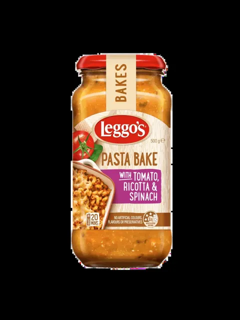Leggo's Pasta Bake-Tomato, spinach, ricota 500g