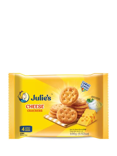 Julie's Cheese Crackers 100g